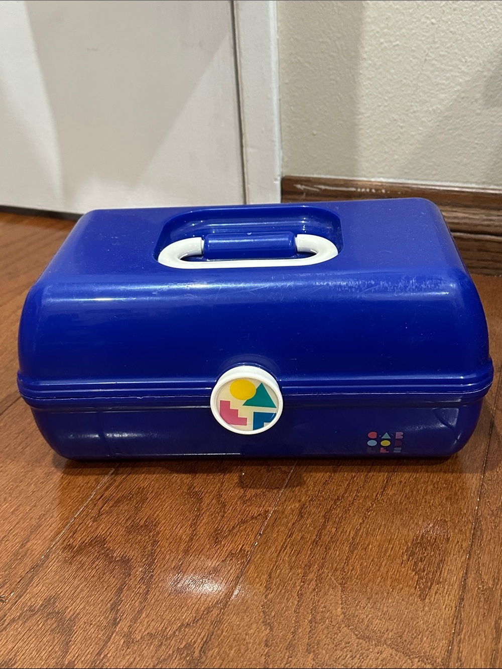 Caboodles vintage royal blue on the go girl makeup case
